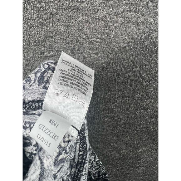 Aeropostale Jumpsuit Strapless Black White Aztec Paisley Straight Leg Womens L - Picture 5 of 8